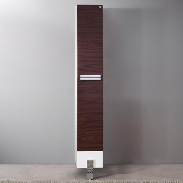 Fresca Adour Dark Walnut Bathroom Linen Side Cabinet Linen Cabinet Fresca